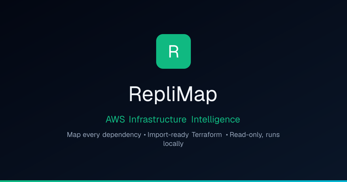RepliMap - AWS Infrastructure Intelligence